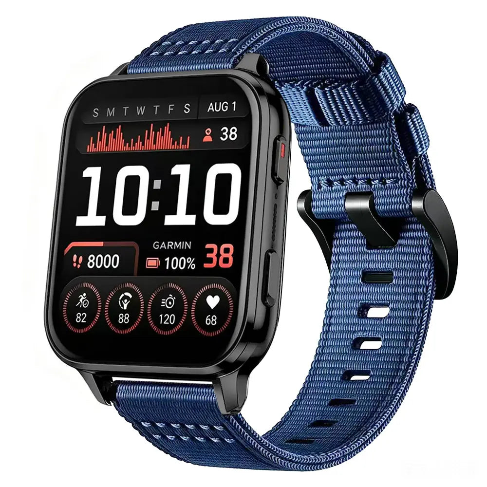 Garmin Venu X1 Nylon Buckle Strap (Blue)