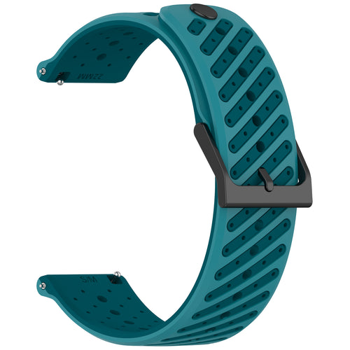 Gard Pro Health Smartwatch 3 - 48mm Striped Silicone Strap (Blue)