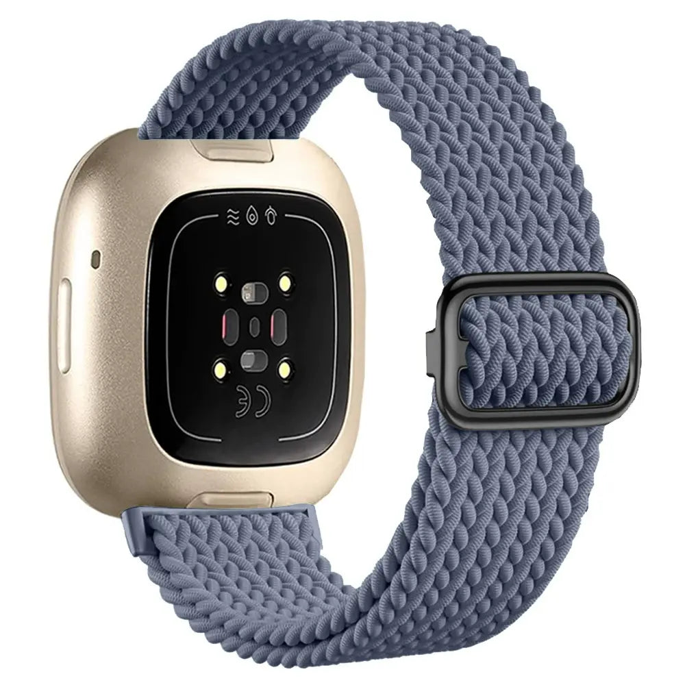 Fitbit Sense 2 Adjustable Woven Strap (Grey-Blue)