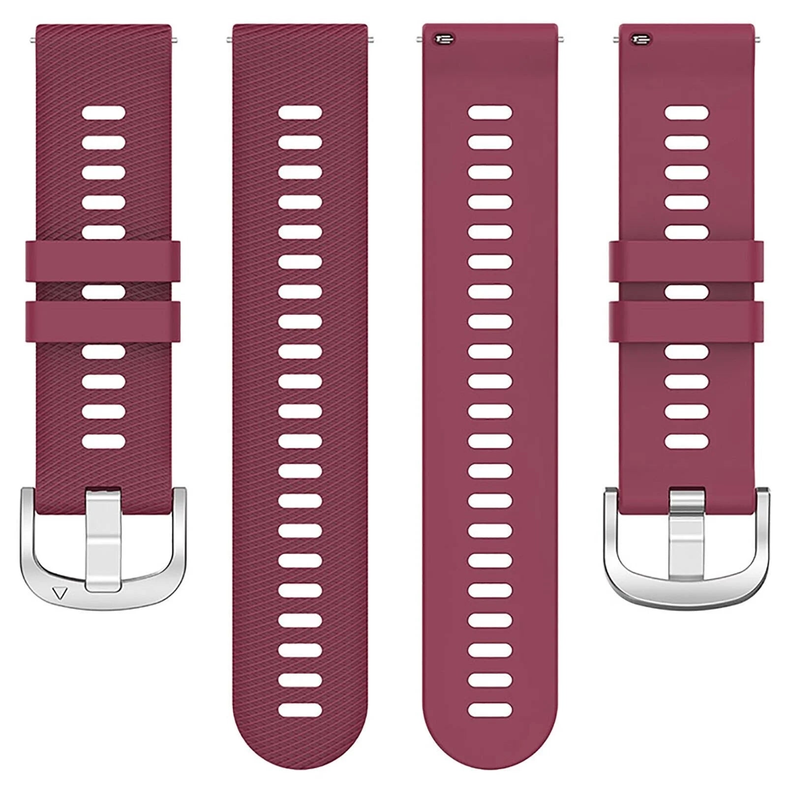Garmin Vivoactive 6  Silicone Strap (Wine Red)