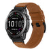 Garmin Fenix 8 - 51mm Premium Lederarmband (Braun)