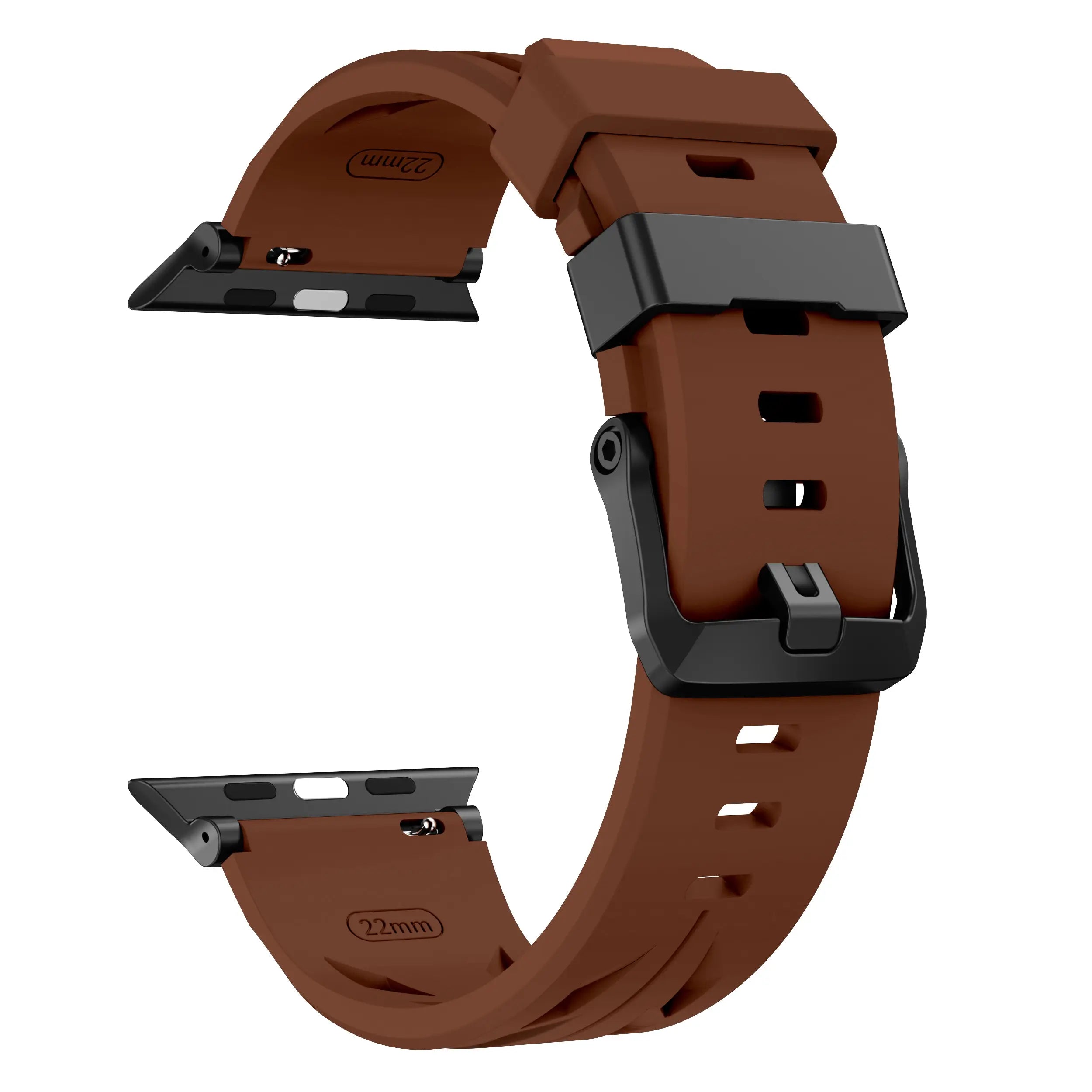 Apple Watch Race Silicone Strap (Brown)