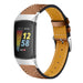Fitbit Charge 6 Modern Leather Strap (Brown)