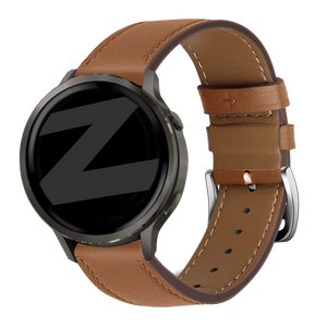 Bandz Garmin Venu 2 Leather Strap 'Deluxe' (Brown)
