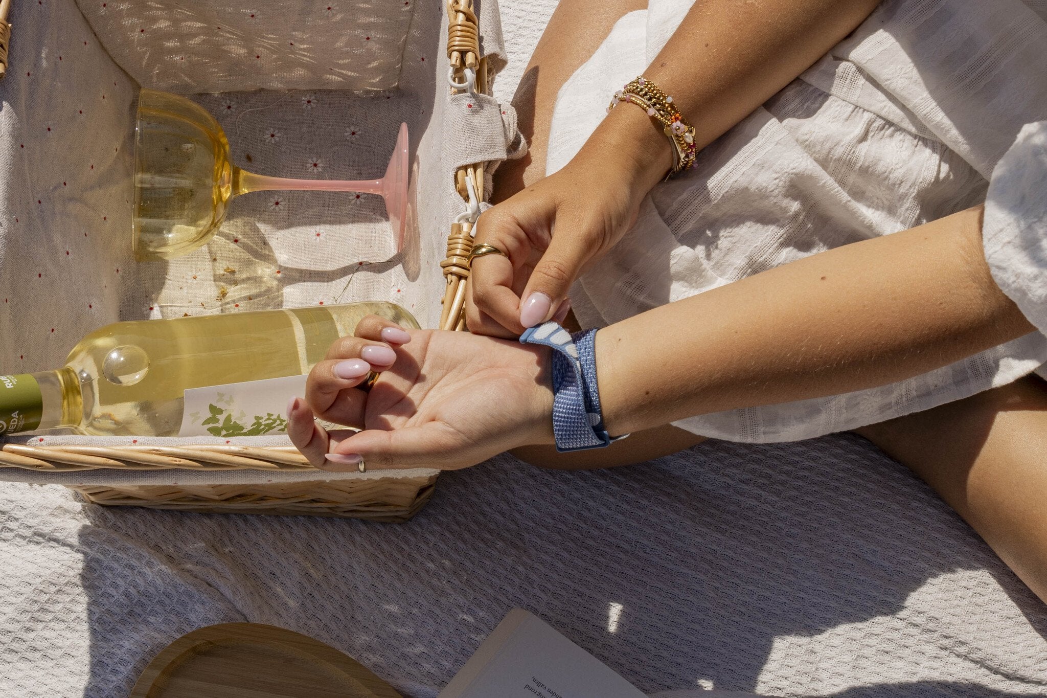 xoxo Wildhearts Apple Watch Nylon Strap (Blue)