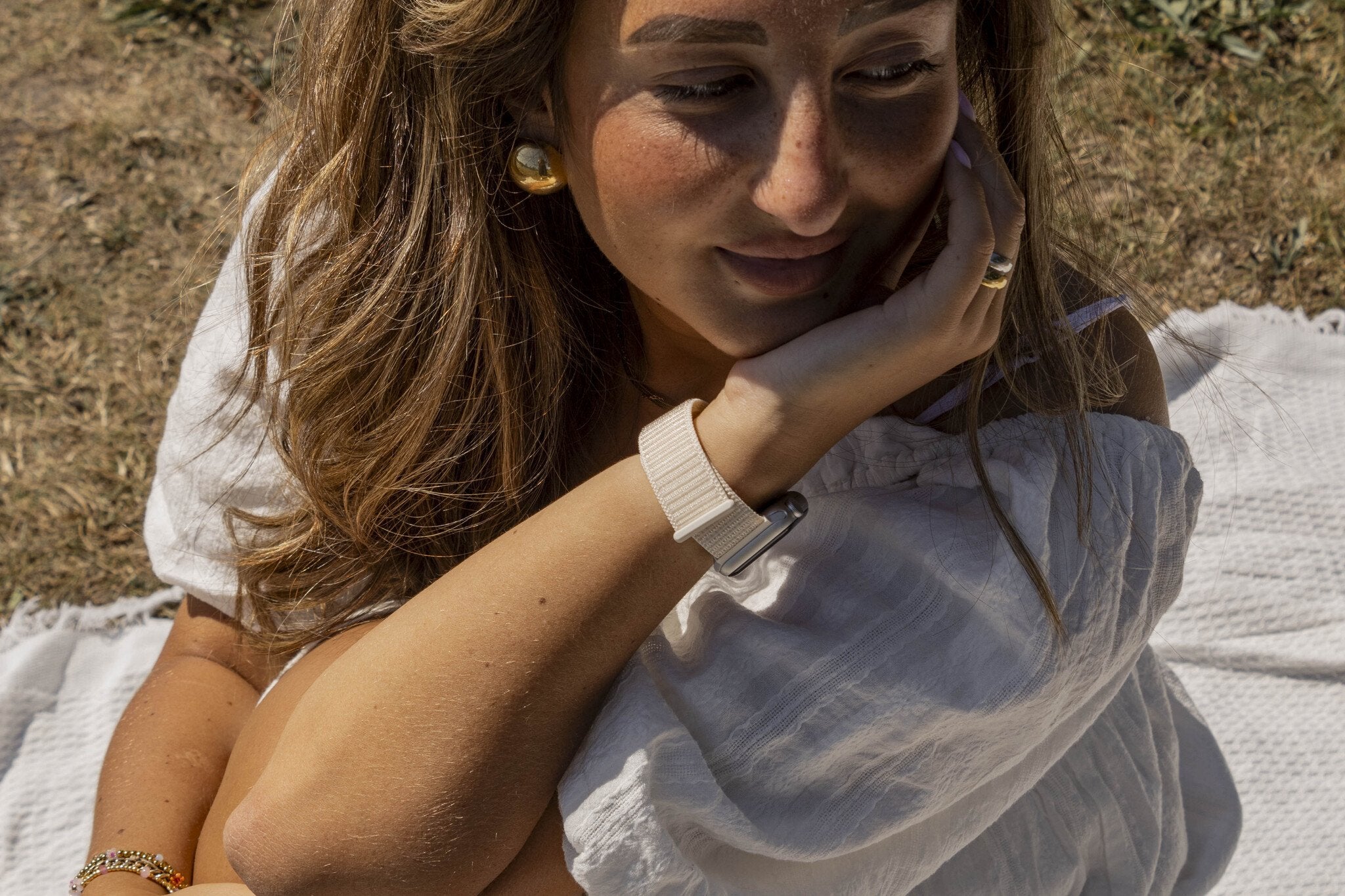 xoxo Wildhearts Apple Watch Nylon Strap (Apricot)