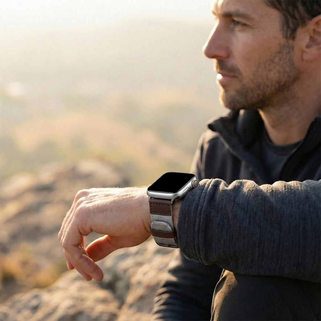 Apple Watch Canvas Strap (Grey)