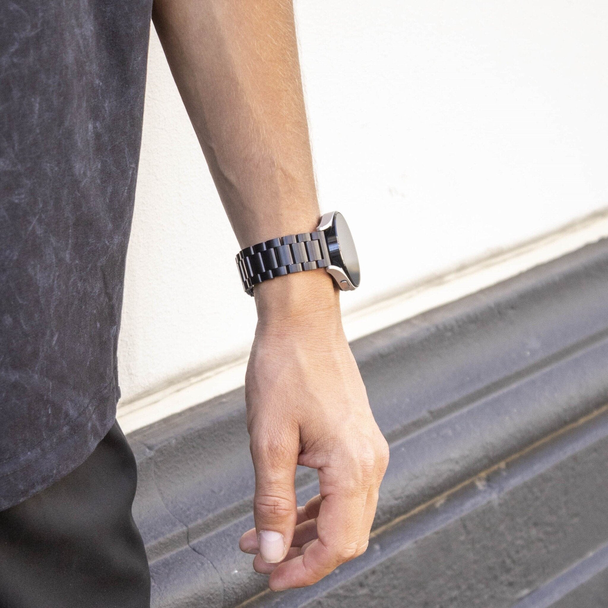 BALR Xiaomi Amazfit GTS Stahl Gliederarmband (Schwarz)
