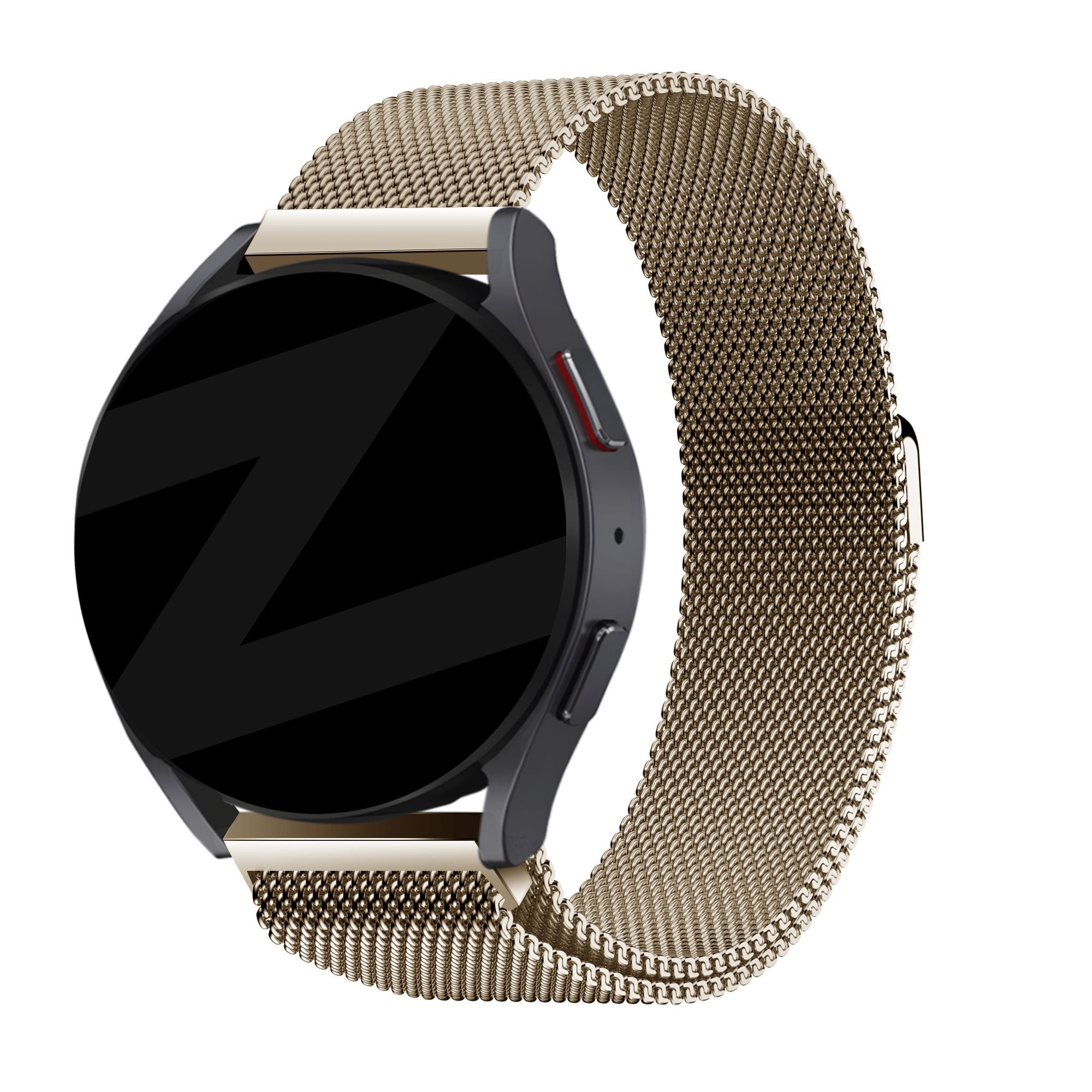 Bandz Garmin Vivomove Sport Milanese Loop Armband (Champagne Gold)