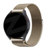 Bandz Pebble Round 2 - 20mm Milanese Loop Armband (Champagner Gold)