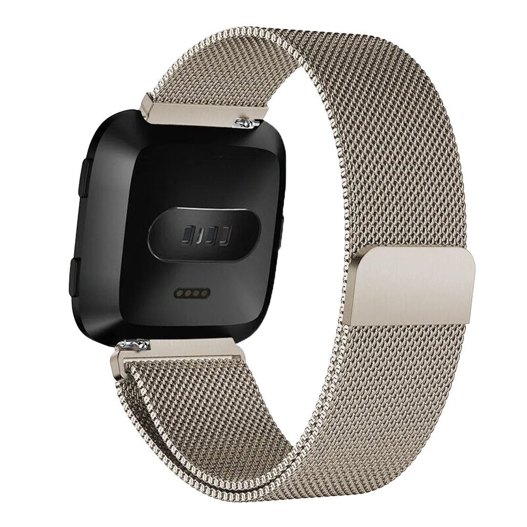 Fitbit Versa / Versa 2 Milanese-Armband (Sekt)