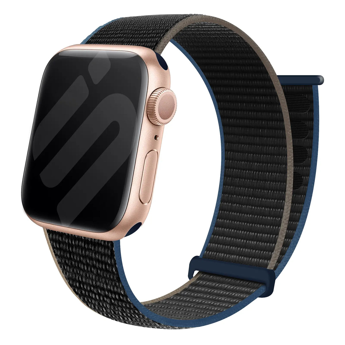 Apple Watch Nylon Loop Armband (Anthrazit)