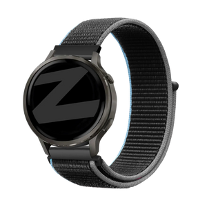 Bandz Garmin Forerunner 570 - 47mm Nylon Loop Armband (Anthrazit)