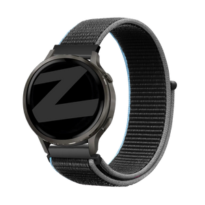 Bandz Garmin Venu 2 Nylon Loop Armband (Anthrazit)