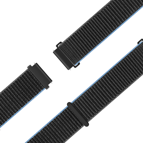 Bandz Garmin Vivoactive 4 Nylon Loop Armband (Anthrazit)