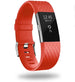 Fitbit Charge 2 Diamant Silikonarmband (Rot)