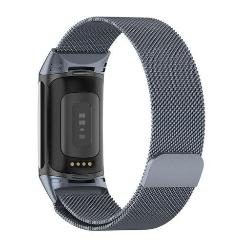 Fitbit Charge 5 Milanese Strap (Space Grey)