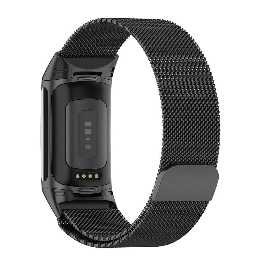 Fitbit Charge 5 Milanese-Armband (Schwarz)