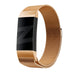 Bandz Fitbit Charge 3 Milanese Loop Strap (Rose Gold)