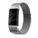 Bandz Fitbit Charge 3 Milanese Loop Armband (Silber)