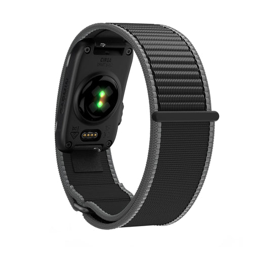 Bandz Garmin Cirqa Nylon Strap 'Classic' (Charcoal)