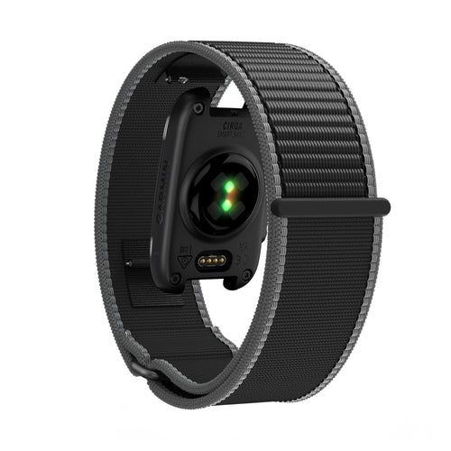 Bandz Garmin Cirqa Nylon Strap 'Classic' (Charcoal)