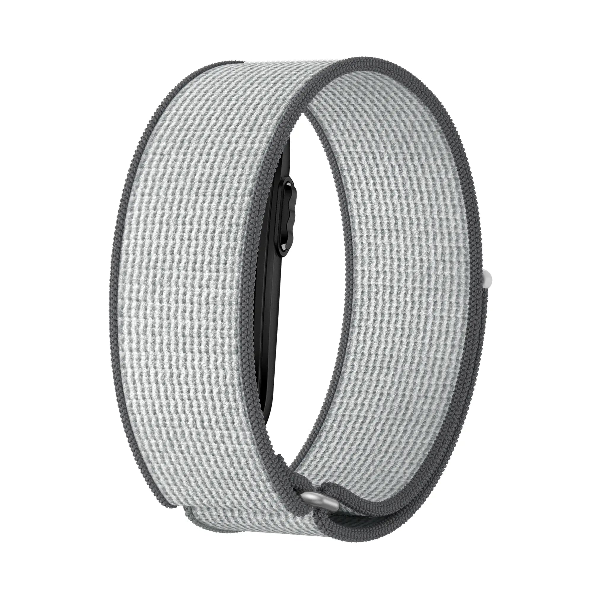 Bandz Garmin Cirqa Nylon Strap for Biceps (Grey/White)