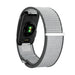 Bandz Garmin Cirqa Nylon Strap for Biceps (Grey/White)