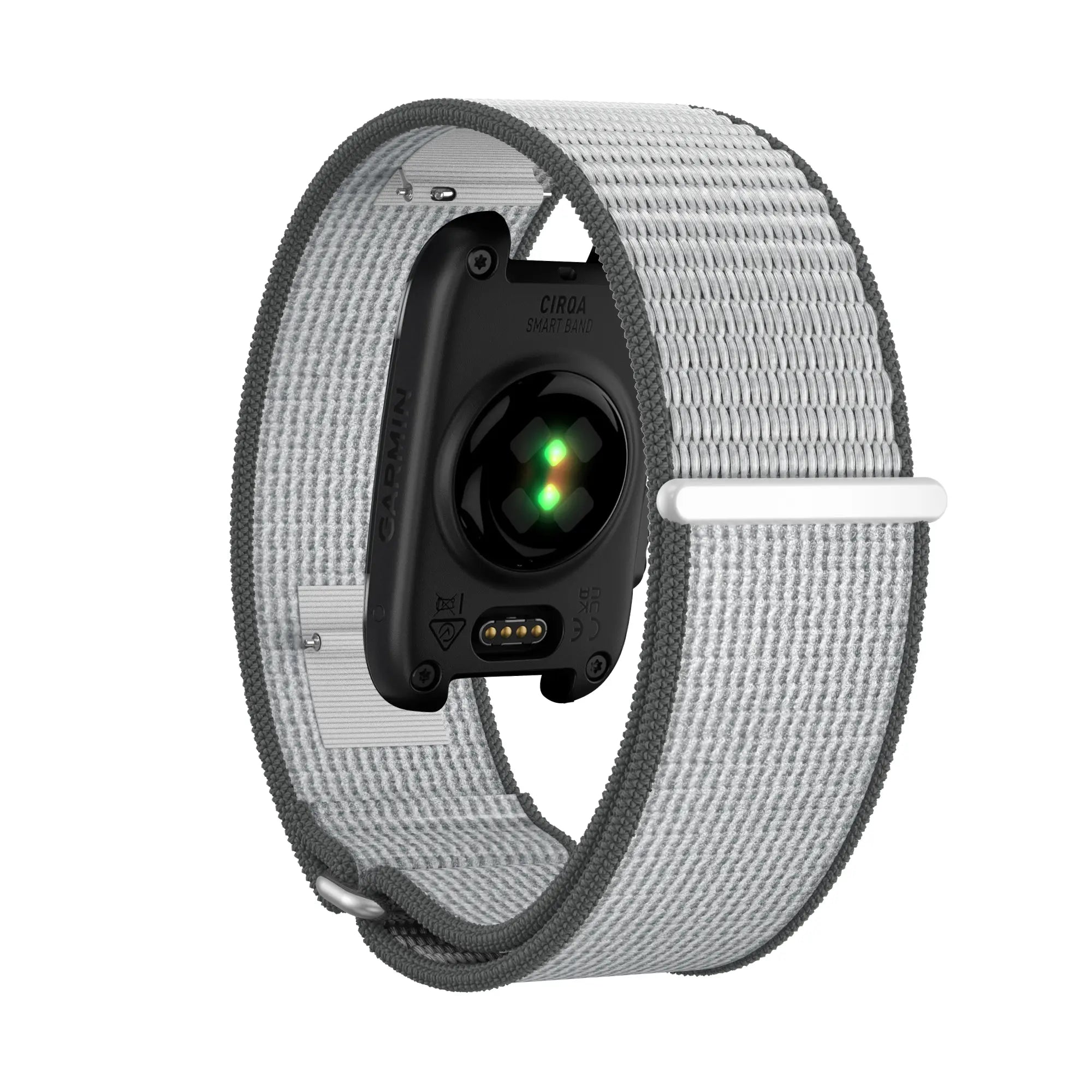 Bandz Garmin Cirqa Nylon Strap 'Classic' (Grey/White)