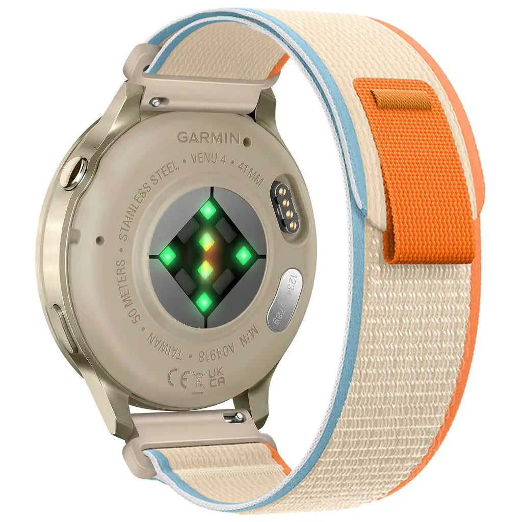 Garmin Forerunner 165 Trail Nylon Strap (Creme)