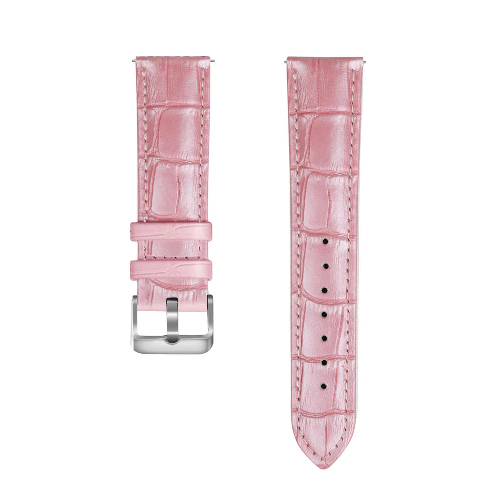 Amazfit GTR Mini Gebürstetes Lederarmband Krokodil (Rosa)