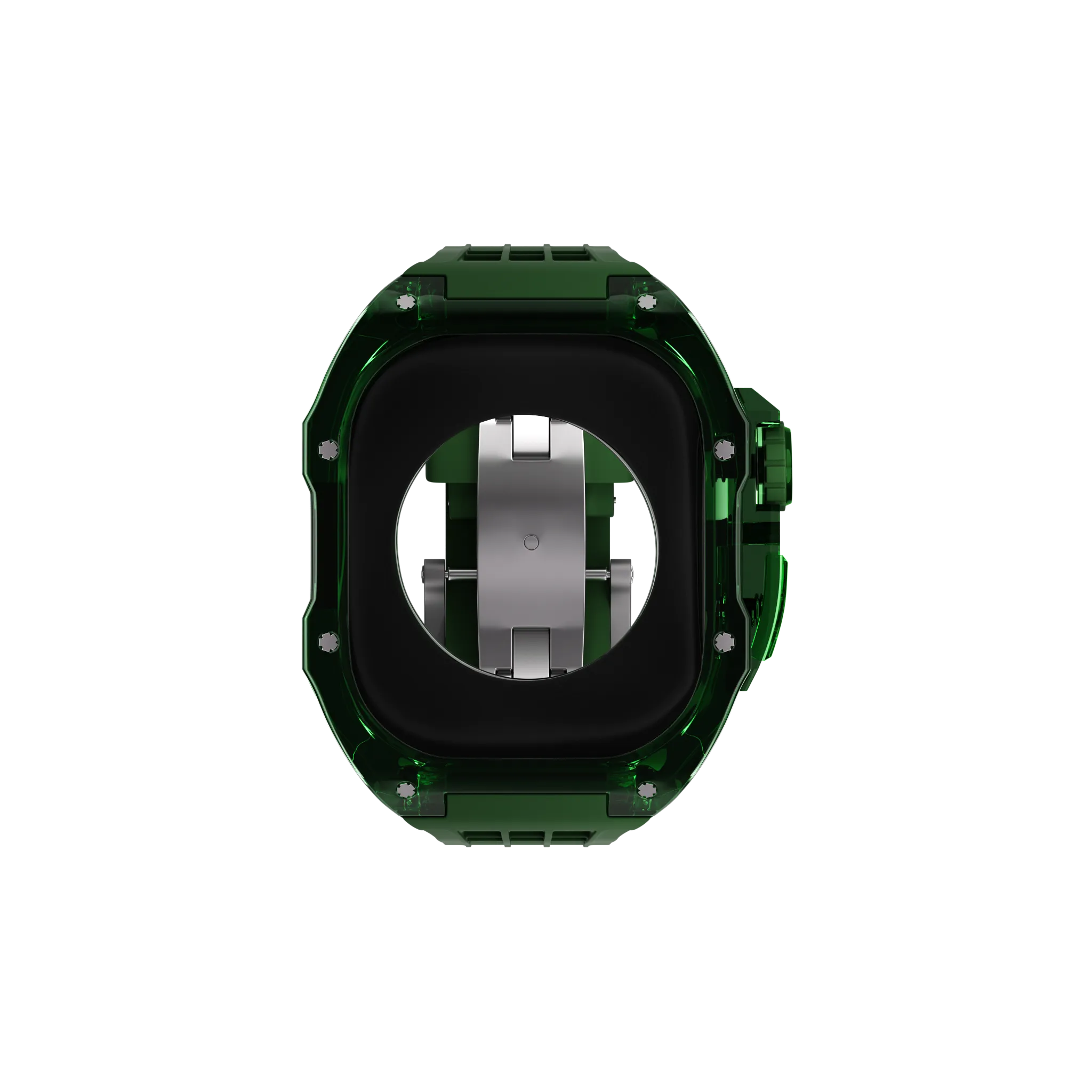 Reqior Apple Watch 45mm Polymer Case with Rubber Strap (Green)