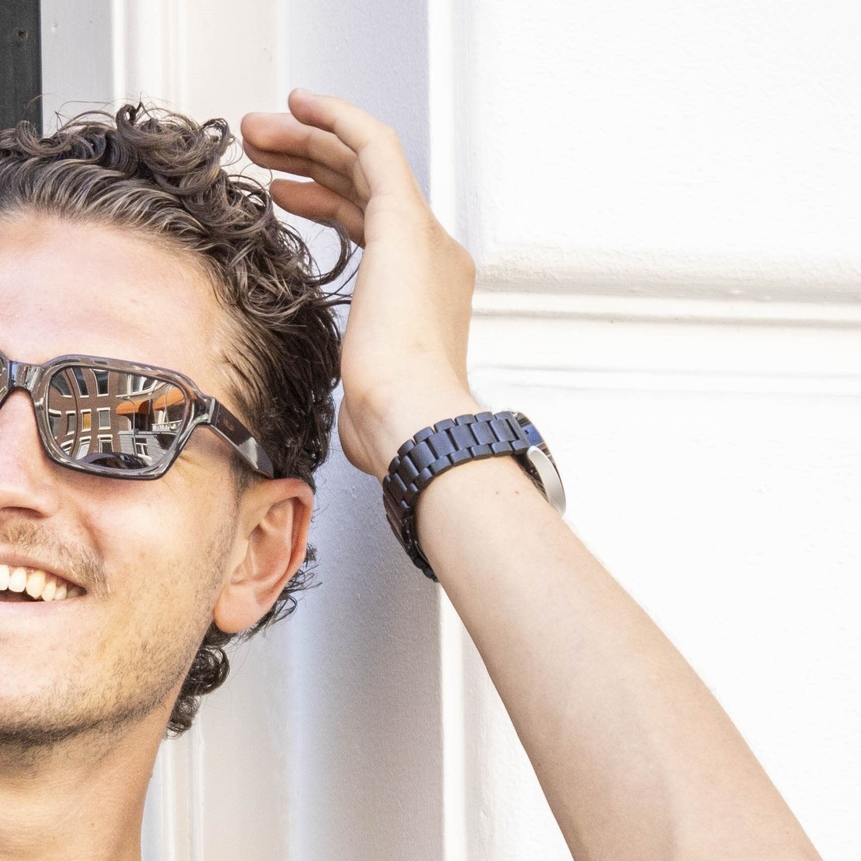 BALR Xiaomi Amazfit GTS Stahl Gliederarmband (Schwarz)