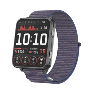 Garmin Venu X1 Nylonarmband (Dunkel Blau)