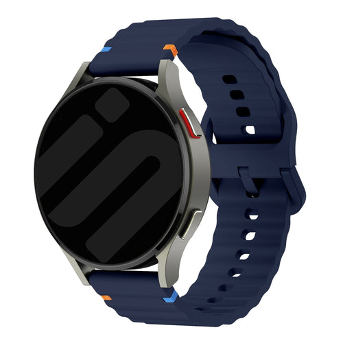 Suunto 9 Peak Wave Silikonarmband (Dunkelblau)