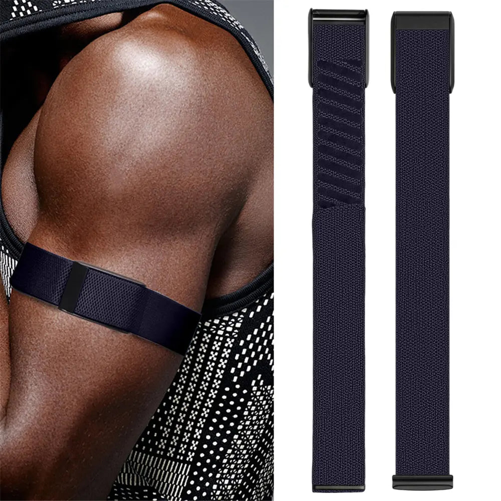 WHOOP 5.0 Biceps Nylon Armband (Dunkelblau)