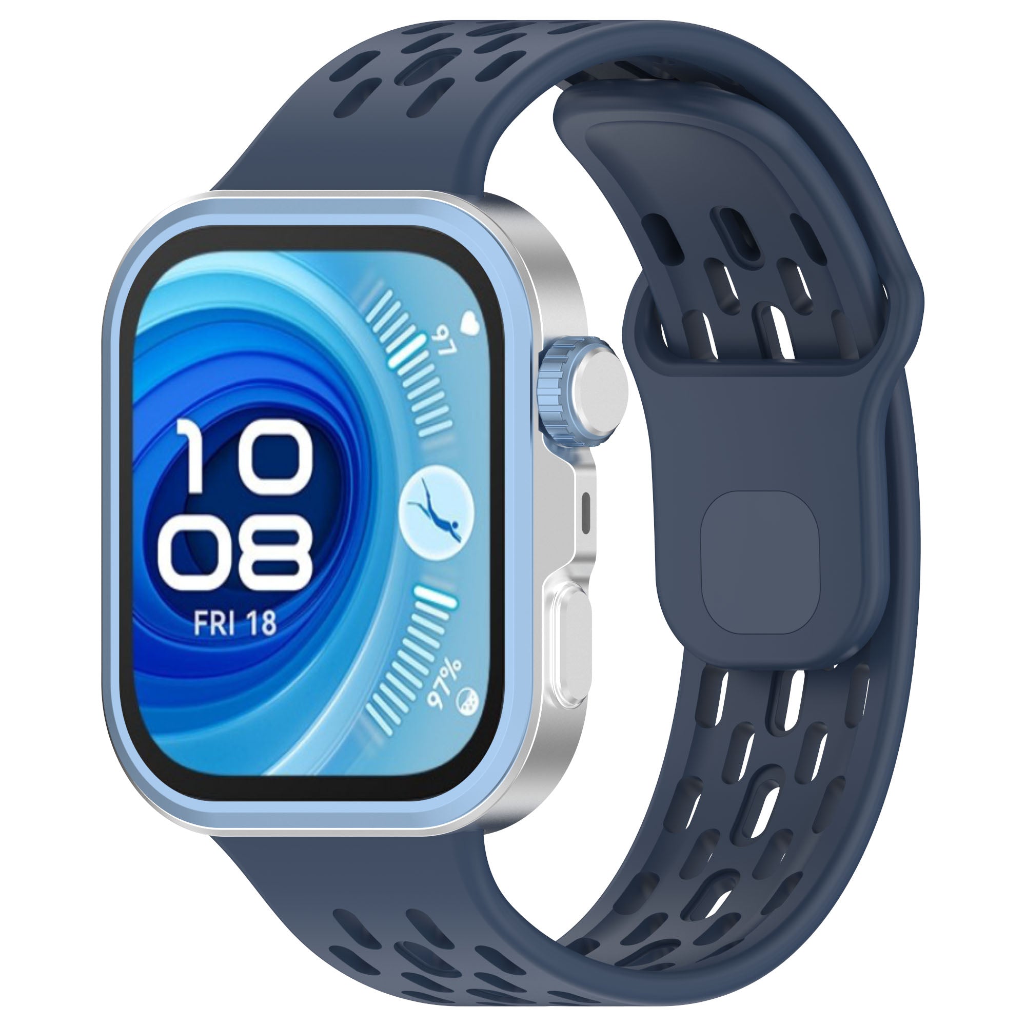 Huawei Watch Fit 4 Pro Silicone Air Strap (Dark Blue)