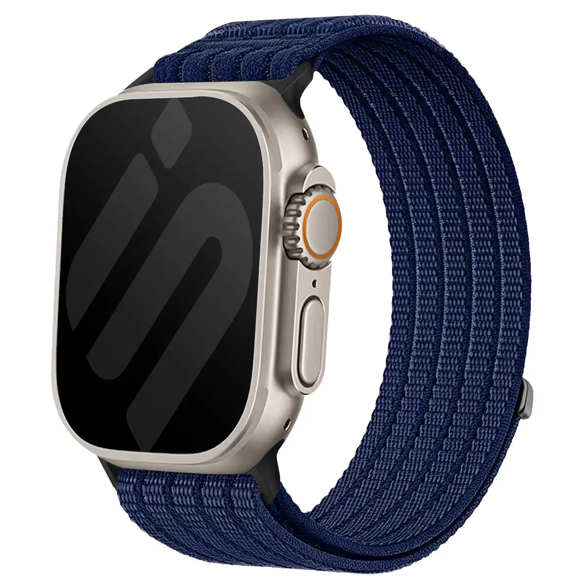 Apple Watch Ultradünnes Nylonband (Azurblau)