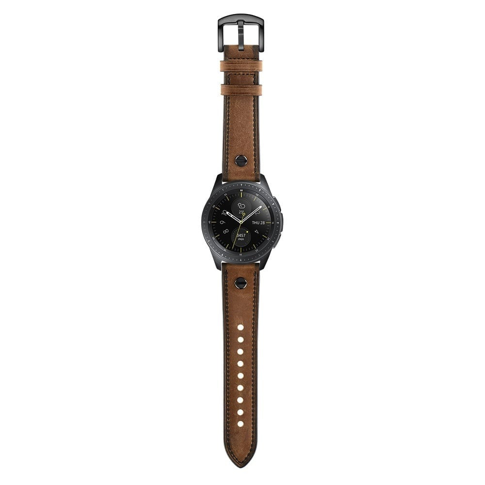 Amazfit Bip 3 (Pro) Leather Strap with Screw (Dark Brown)