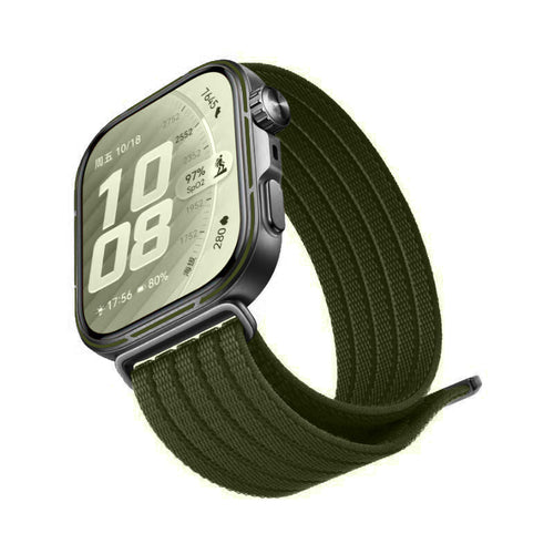 Huawei Watch Fit 5 Ultra Thin Nylon Strap (Dark Green)