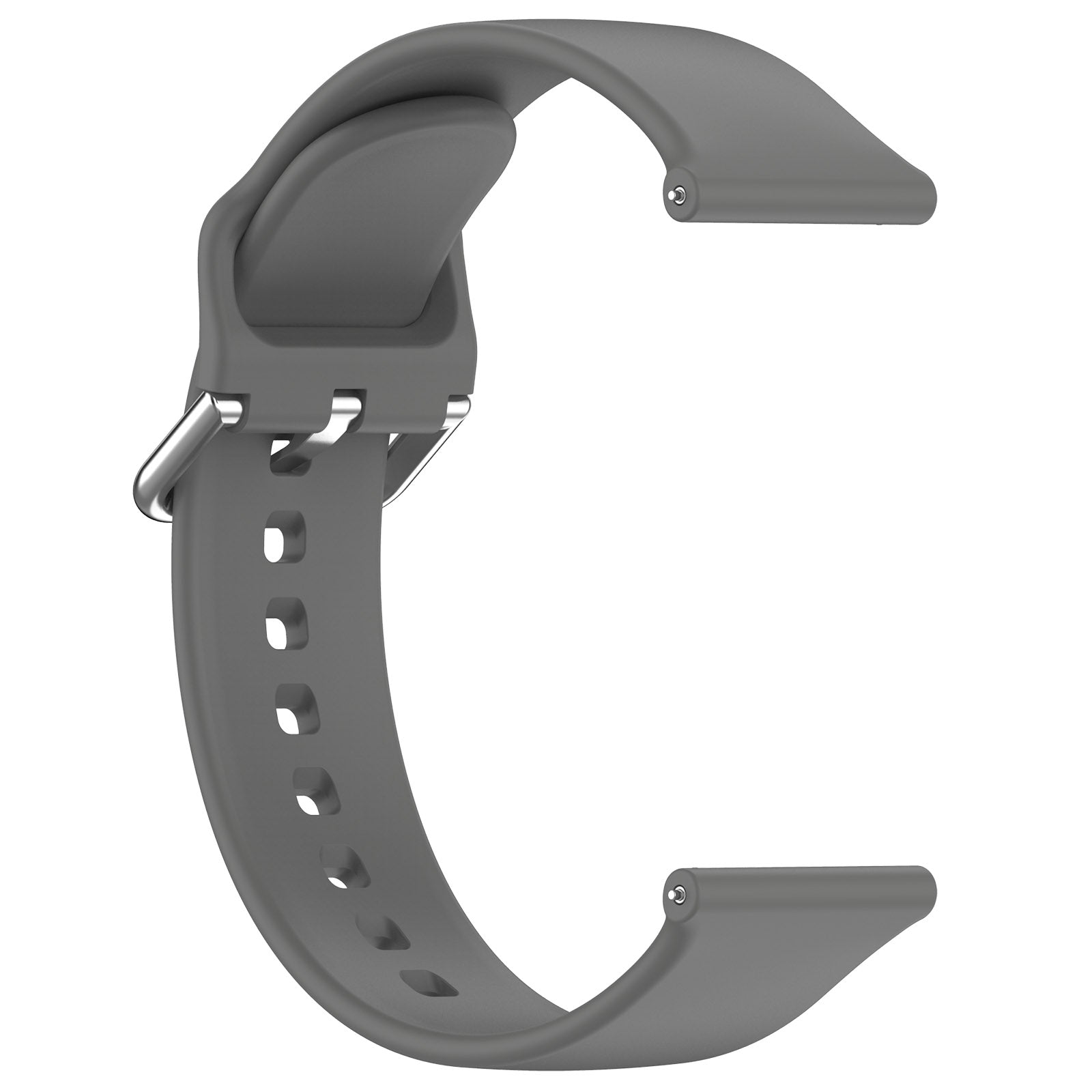 Coros Nomad Silicone Buckle Strap (Dark Grey)