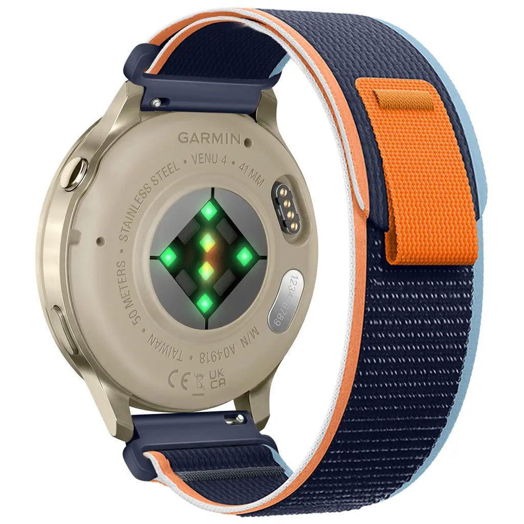 Garmin Forerunner 255 Trail Nylonarmband (Blau Mix)
