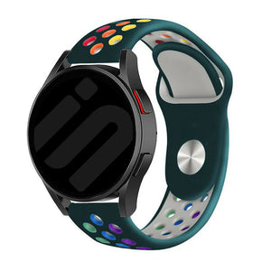 Withings Steel HR Sport Sport Strap (Pine Green/Colourful)