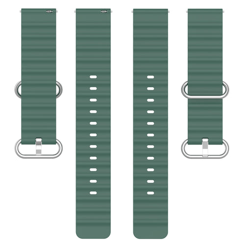 Amazfit Cheetah (Pro) Ocean Armband (Dunkelgrün)