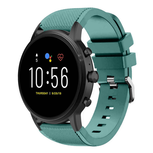 Fossil Gen 4 Explorist (HR) Silikonarmband (Viridiangrün)