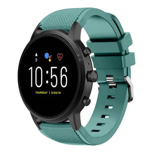 Fossil Gen 4 Explorist (HR) Silicone Strap (Viridian)