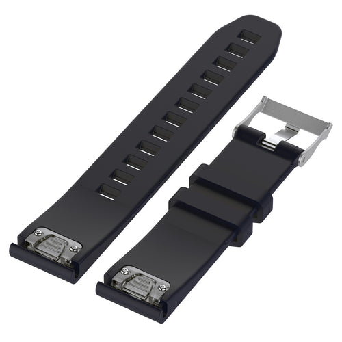 Garmin Descent Mk2S Glossy Silicone Strap (Dark Blue)
