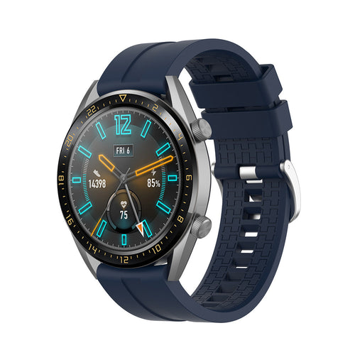 Huawei Watch GT 6 - 46mm Extreme Silikonarmband (Dunkel Blau)