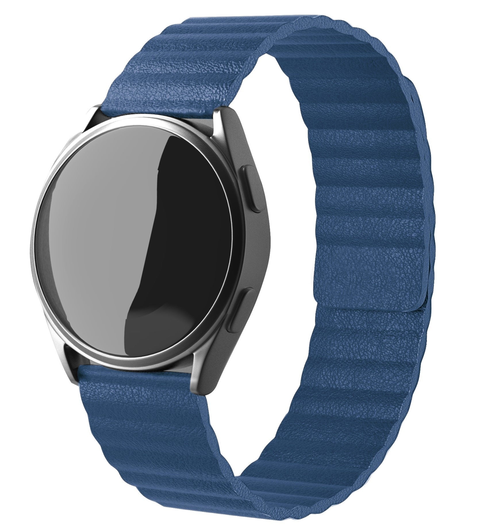 Amazfit Bip U (Pro) Loop Lederarmband (Dunkel Blau)
