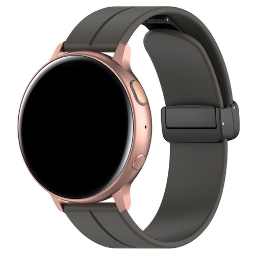 Amazfit Bip U (Pro) D-Schnalle Silikonarmband (Dunkel Grau)